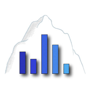 The Sheer Training logo: five rising bars inside a mountain